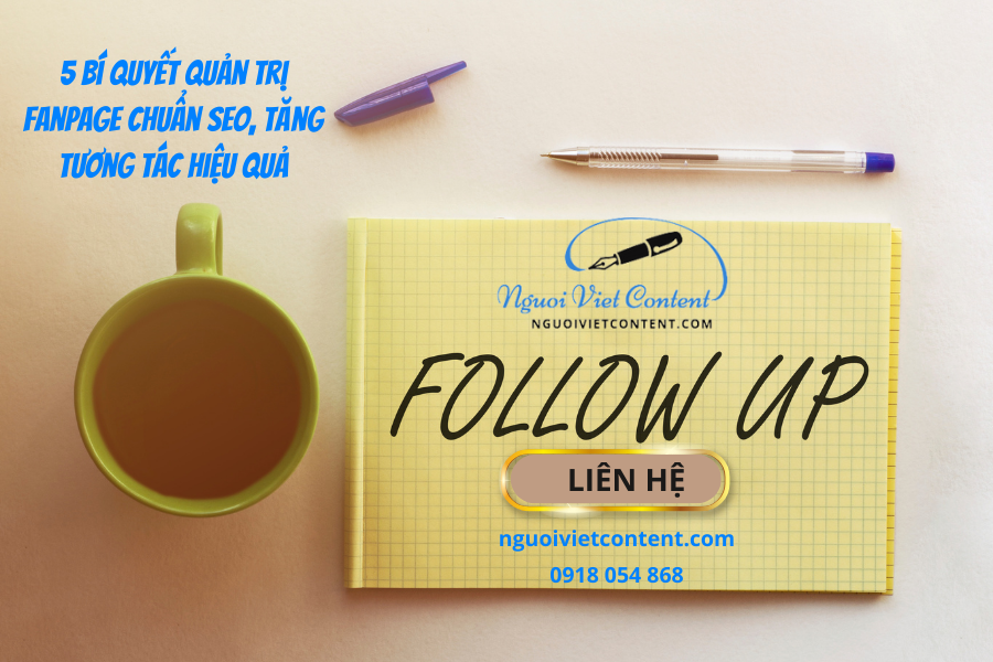 Quản trị fanpage chuẩn SEO, tăng tương tác, bền vững theo thời gian