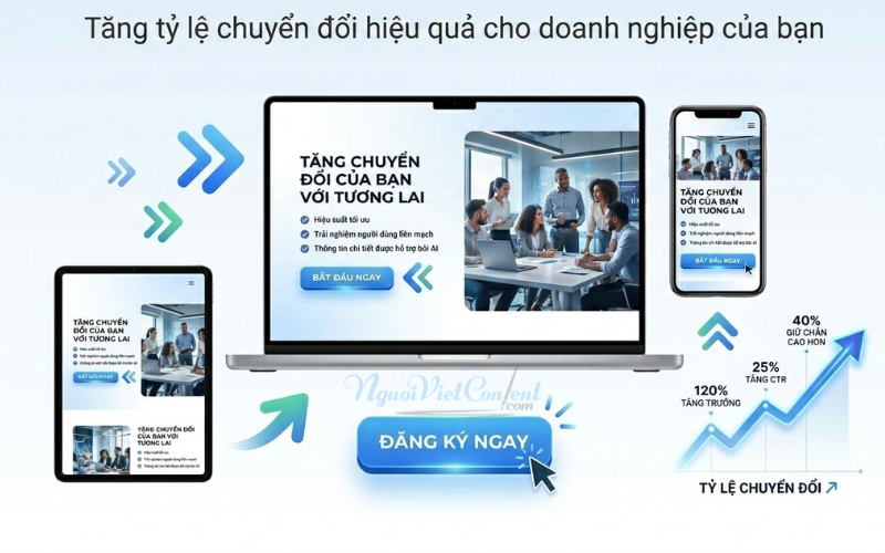 Cách thiết kế landing page tăng tỷ lệ chuyển đổi hiệu quả