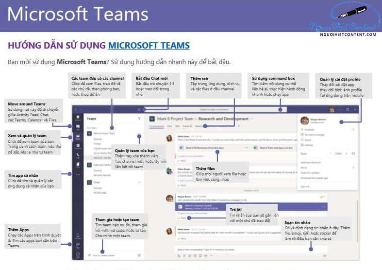 Hướng dẫn sử dụng Microsoft Teams cho người mới bắt đầu